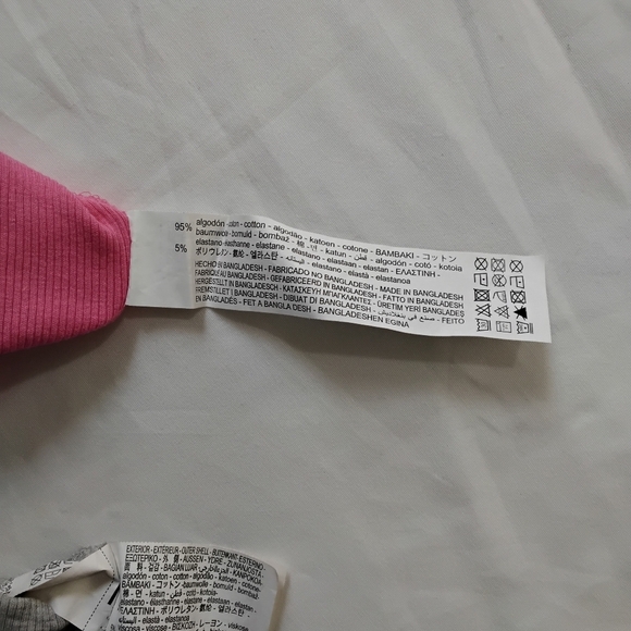 Zara Wome'sPink and Gray Sleeveless Tops Set 2 - Picture 6 of 6